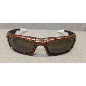Vintage Spy Neo Scoop Sunglasses Glittered Orange Metallic ITALY *SUPER RARE!*